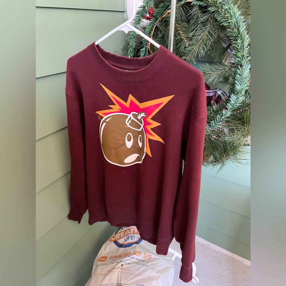 The Hundreds burgundy sweatshirt